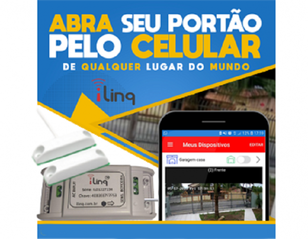 Abrir portão pelo celular